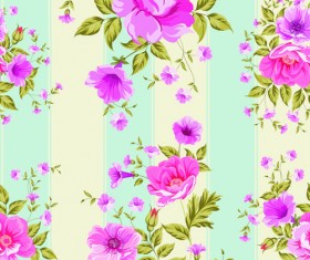Pink roses pattern seamless vector 01