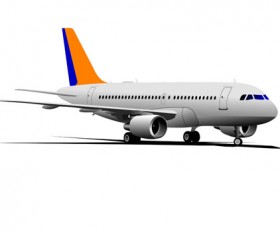 Realistic planes design vector graphic 03