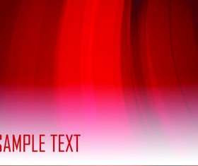 Red wave abstract vector background 06