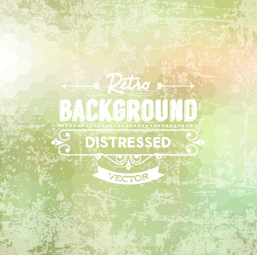 Retro and grunge style background art vector 01