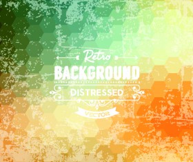 Retro and grunge style background art vector 02