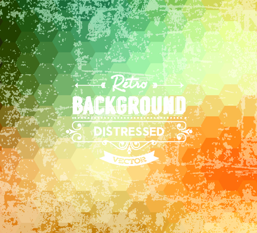 Retro and grunge style background art vector 02
