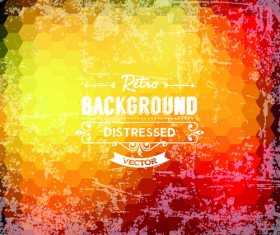 Retro and grunge style background art vector 03