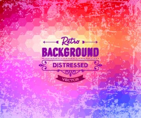 Retro and grunge style background art vector 05