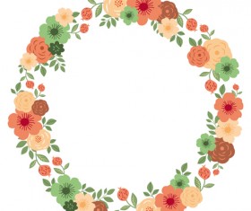 Romantic love ornaments elements set vector 04