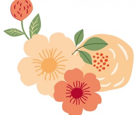 Romantic love ornaments elements set vector 06