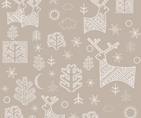 Shiny christmas decor art vector material