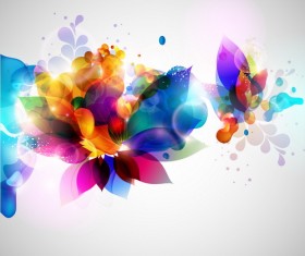 Smooth and colorful design background vector 02