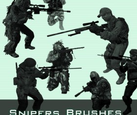 Snipers Photoshop brushes