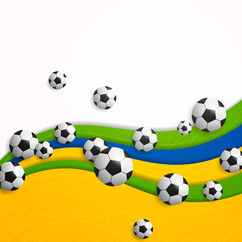 Soccer abstract style vector backgrounds 03