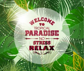 Summer landscape natural background vector 03