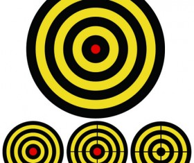 Target design vector graphic