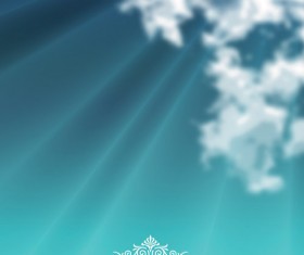 Vector landscapes elements background graphics set 02