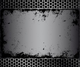 Vector set metal mesh background graphics 02