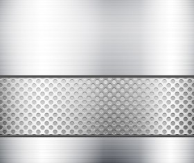 Vector set metal mesh background graphics 04