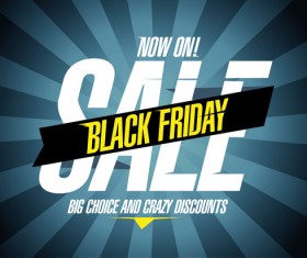 Vector set of sale black friday backgrounds 01