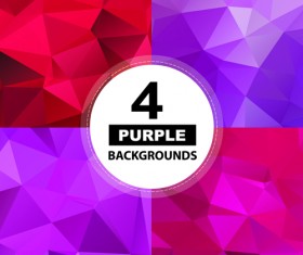 crystal object background vector 01