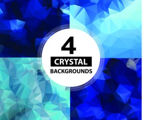 crystal object background vector 02