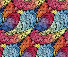 Abstract fish-scale pattern vector