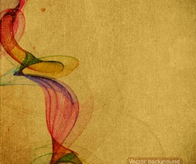 Abstract grunge background retro style vector 01