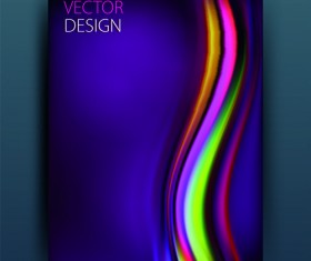 Abstract style magazine or brochure cover vector 03
