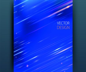 Abstract style magazine or brochure cover vector 04