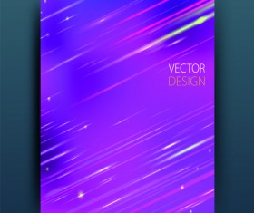 Abstract style magazine or brochure cover vector 06