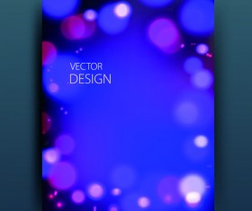 Abstract style magazine or brochure cover vector 07