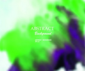 Abstract watercolor blurred backgrounds vector 01