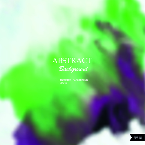 Abstract watercolor blurred backgrounds vector 01