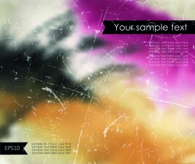 Abstract watercolor grunge backgrounds vector 02