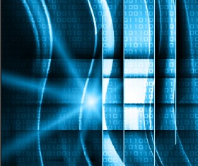 Blue style tech background art vector 02