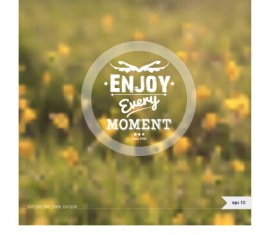 Blurred summer elements background vector material 01