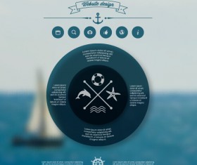 Blurred summer elements background vector material 10