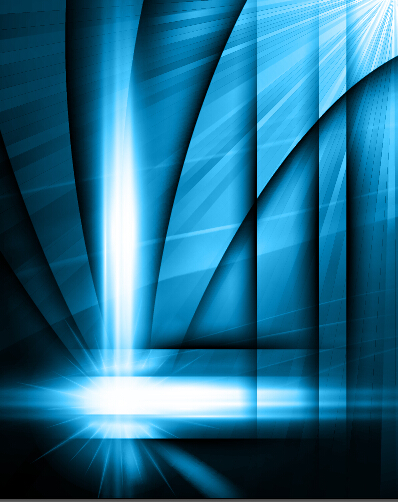 Bright blue abstract background art vector 01