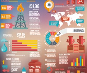Business Infographic creative design 1804