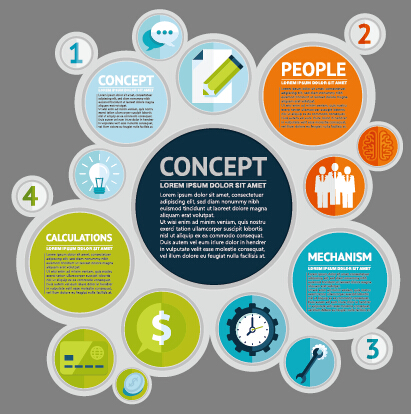 Business Infographic creative design 1813