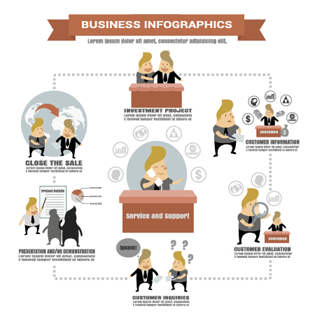 Business Infographic creative design 1875