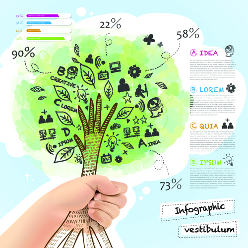 Business Infographic creative design 1910