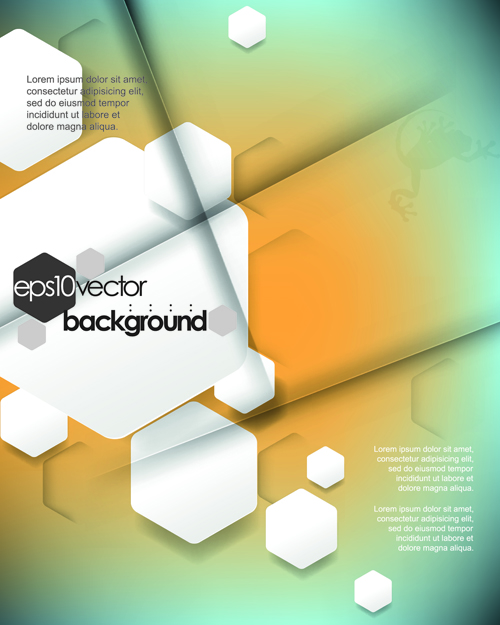 Business style modern background vector set 02