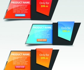 Business web promo banner vector 01