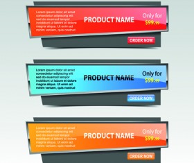 Business web promo banner vector 02