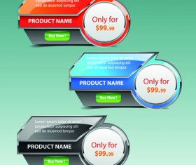 Business web promo banner vector 03