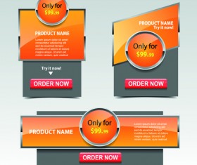 Business web promo banner vector 04