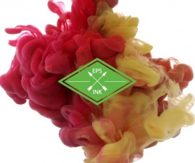 Classic ink cloud magic effects vector background 10