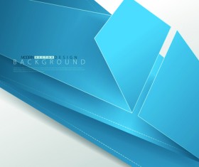 Colored fold paper background vector 02