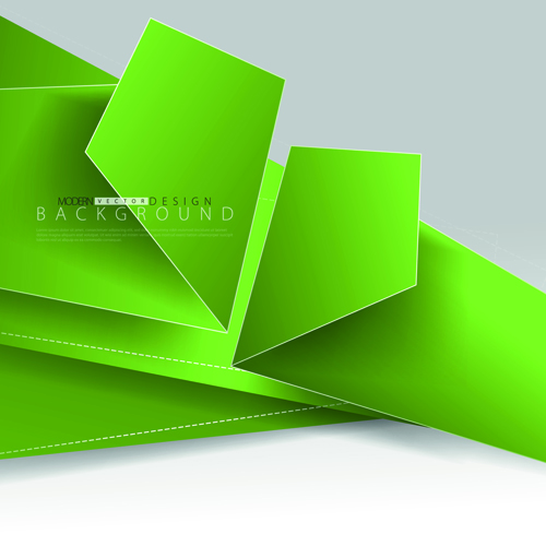 Colored fold paper background vector 03
