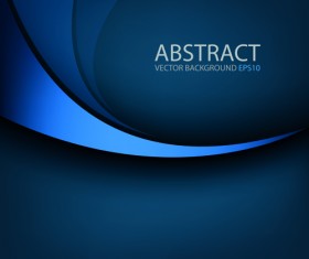 Colored wave with black background vector 02