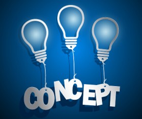 Concept idea business background vector 04