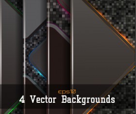 Creative mosaic background art vector 04